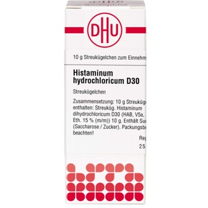 HISTAMINUM hydrochloricum D 30 Globuli Produktbild