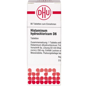 HISTAMINUM hydrochloricum D 6 Tabletten Produktbild