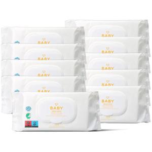 Hjärtats Baby Våtservetter Oparfymerade Storpack 10x72 st produkt bild