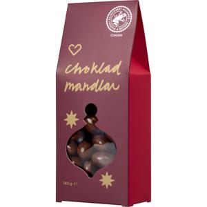 Hjärtats Chokladmandlar 140 g produkt bild