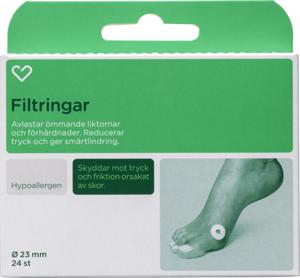 Hjärtats Filtringar 24 st produkt bild