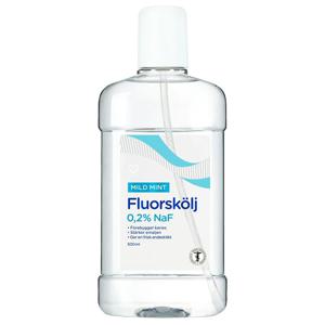 Hjärtats Fluorskölj Mild Mint 500 ml produkt bild