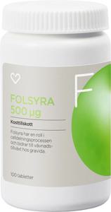 Hjärtats Folsyra Tablett 100 st produkt bild