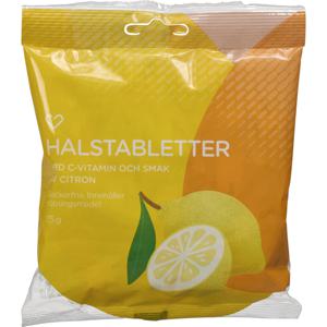 Hjärtats Halstabletter Citron produkt bild