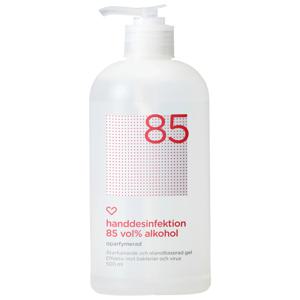 Hjärtats handdesinfektion 85% Oparf 500ml produkt bild