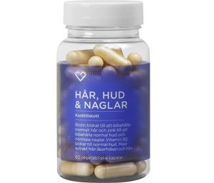 Hjärtats Hår, Hud & Naglar Kapsel 60 st produkt bild