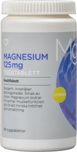 Hjärtats Magnesium 125mg Tuggtablett 90 st produkt bild