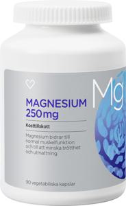 Hjärtats Magnesium 250mg Kapsel 90 st produkt bild