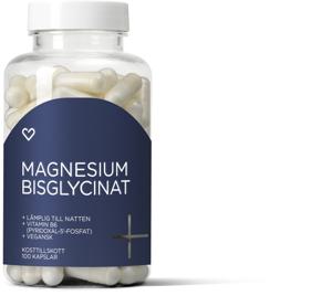 Hjärtats+ Magnesiumbisglycinat Natt Kapsel 100st produkt bild