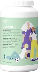 Hjärtats Multivitamin Familj Tablett 200st produkt bild