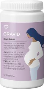 Hjärtats Multivitamin Gravid Tablett 100st produkt bild