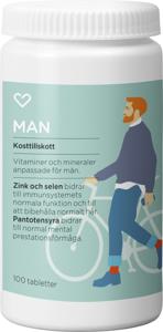 Hjärtats Multivitamin Man Tablett 100st produkt bild