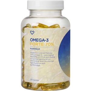Hjärtats Omega-3 Forte Kapsel 120st produkt bild