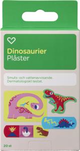 Hjärtats Plåster Barn Dinosaurier 20st produkt bild