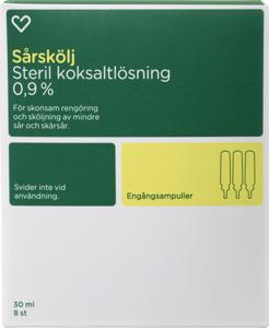 Hjärtats Sårskölj 30ml 8st produkt bild