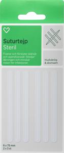 Hjärtats Suturtejp 6st produkt bild