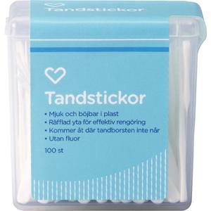 Hjärtats Tandstickor Plast 100 st produkt bild