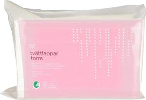 Hjärtats torra tvättlappar 125st produkt bild