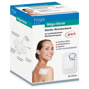 HÖGA-DERM steriles Pflaster 70x100 mm Produktbild