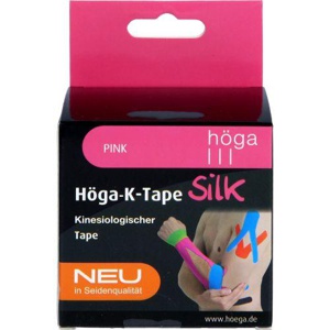 HÖGA-K-TAPE Silk 5 cmx5 m l.fr.pink kinesiol.Tape Produktbild