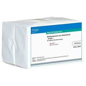 HÖGA-KOMPRESSEN OP 10x20 cm unsteril 8fach Produktbild