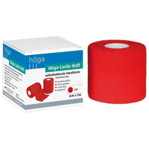 HÖGA-LASTIC-haft Binde 6 cmx5 m rot Produktbild