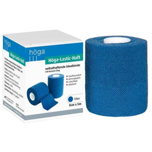 HÖGA-LASTIC-haft Binde 8 cmx5 m blau Produktbild