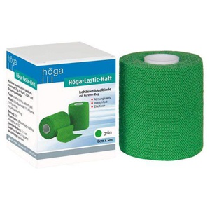 HÖGA-LASTIC-haft Binde 8 cmx5 m grün Produktbild