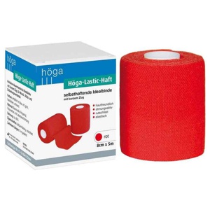 HÖGA-LASTIC-haft Binde 8 cmx5 m rot Produktbild