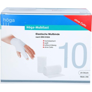 HÖGA-MUBILAST Fixierbinde 10 cmx4 m o.Cellophan Produktbild