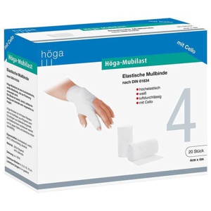 HÖGA-MUBILAST Fixierbinde 4 cmx4 m m.Cellophan Produktbild