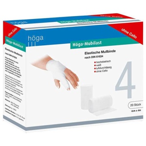 HÖGA-MUBILAST Fixierbinde 4 cmx4 m o.Cellophan Produktbild
