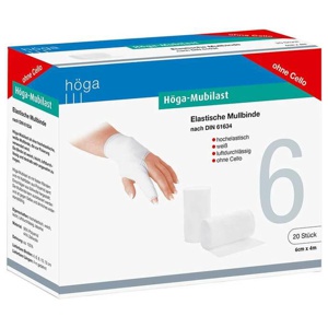HÖGA-MUBILAST Fixierbinde 6 cmx4 m o.Cellophan Produktbild