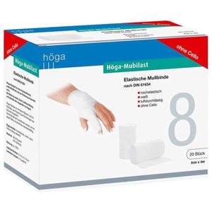 HÖGA-MUBILAST Fixierbinde 8 cmx4 m o.Cellophan Produktbild