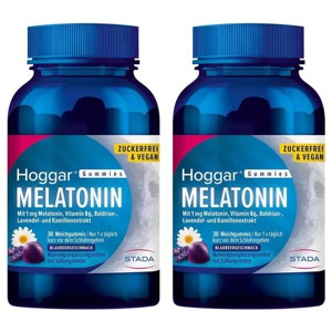 Hoggar Melatonin Gummies, 2x30 St n.v. Produktbild