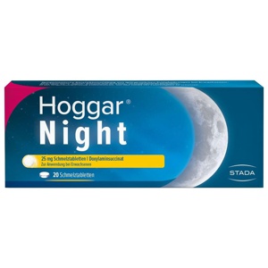 HOGGAR Night 25 mg Schmelztabletten Produktbild