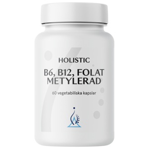 Holistic B6, B12 Folat Metylerad, 60 kaps produkt bild