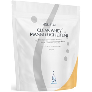 Holistic Clear Whey Protein Mango og Lychee 400 g produktbillede