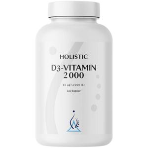 Holistic D3-vitamin 2000 IE 360 kapslar produkt bild