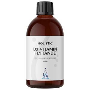 Holistic D3-vitamin Flytande 500 ml produkt bild