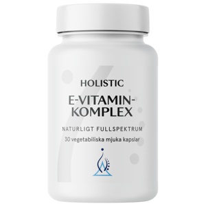Holistic E-Vitaminkomplex, 30 kaps produkt bild