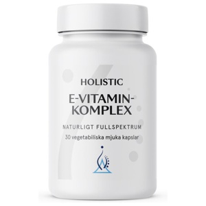Holistic E-Vitaminkomplex 30 kapsler produktbillede