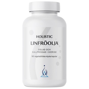 Holistic Hørfrøolie 180 kapsler produktbillede