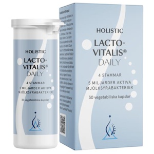 Holistic Lactovitalis Daily 5 miljarder Mjölksyrabakterier, 30 kaps produkt bild