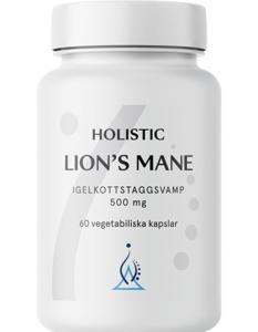 Holistic Lion's mane 60 vegetabiliska kapslar produkt bild
