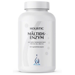 Holistic Måltidsenzym 360 kapsler produktbillede