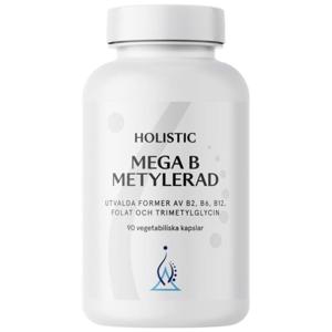 Holistic Mega B, Metylerad, 90 kaps produkt bild
