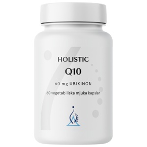 Holistic Q10 Coenzyme 60 mg 60 vegetabiliska kapslar produkt bild