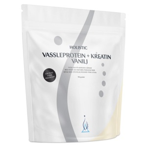 Holistic Valleprotein + Kreatin Vanilje 750 g produktbillede