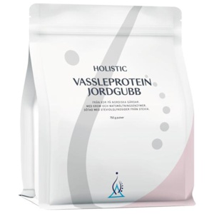 Holistic Vassleprotein Jordgubb 750 g produkt bild